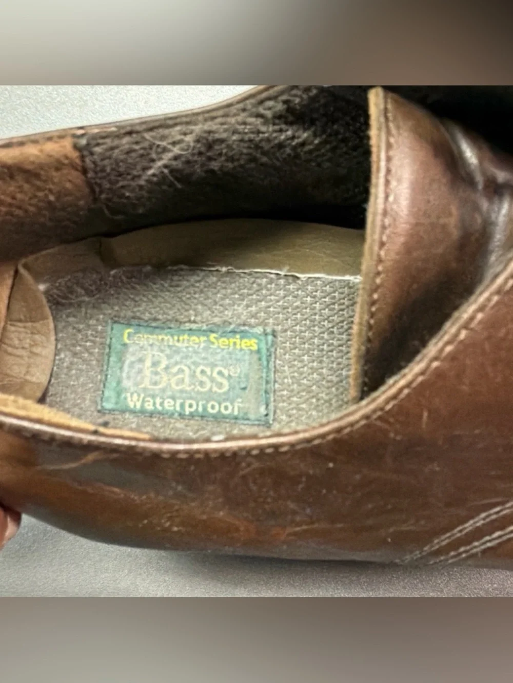 Bass Brown Commuter Series‎ Mens Oxford Shoes. Waterproof. Sz 11.5